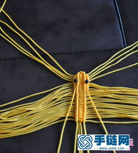 中国结编金蟾教程图解