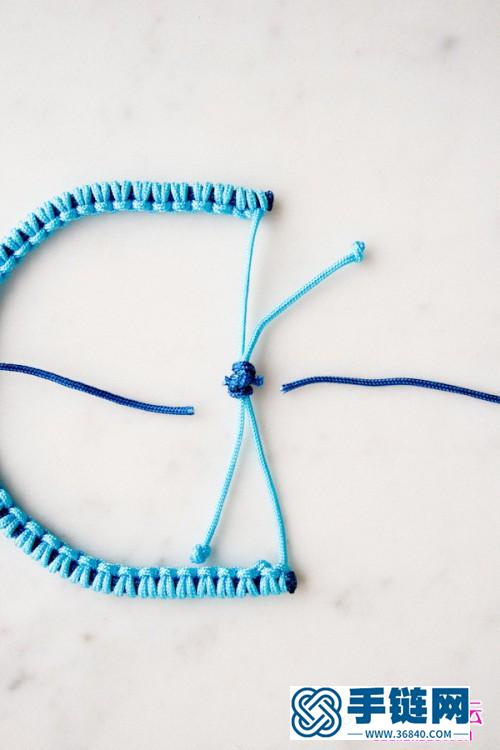 结绳手链的制作步骤图