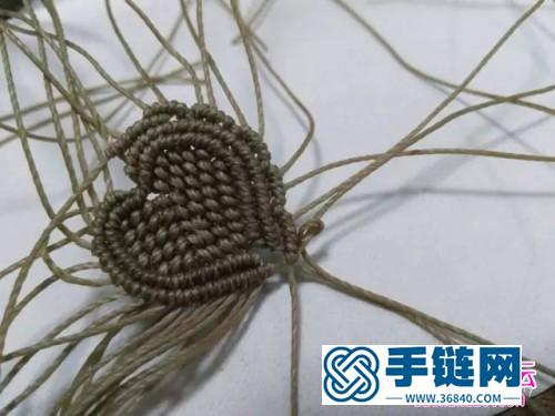 编绳心之所系吊坠的详细制作图解