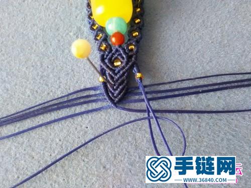 中国结编织桶珠手绳教程
