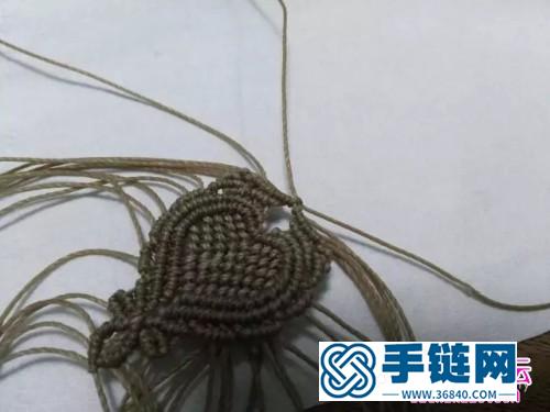 编绳心之所系吊坠的详细制作图解