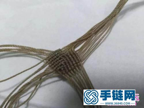 编绳心之所系吊坠的详细制作图解