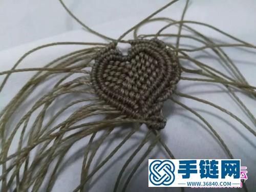 编绳心之所系吊坠的详细制作图解