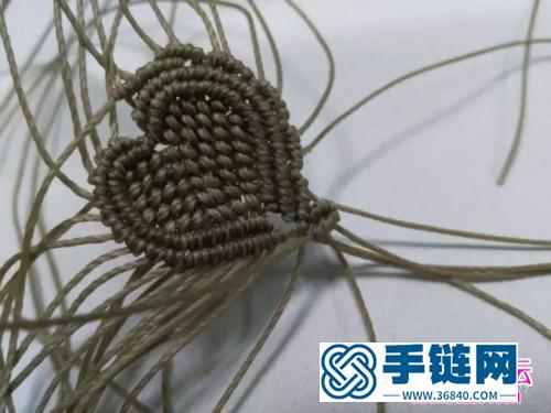 编绳心之所系吊坠的详细制作图解