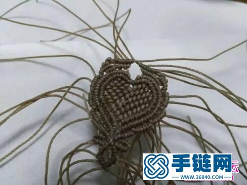 编绳心之所系吊坠的详细制作图解