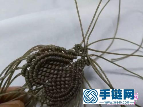 编绳心之所系吊坠的详细制作图解