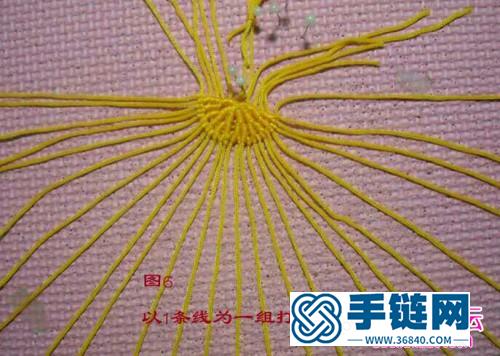 中国结制作的香水百合花教程