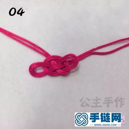 心形情人结绳编的制作方法