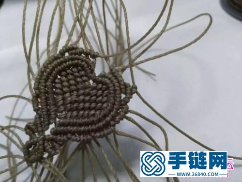编绳心之所系吊坠的详细制作图解