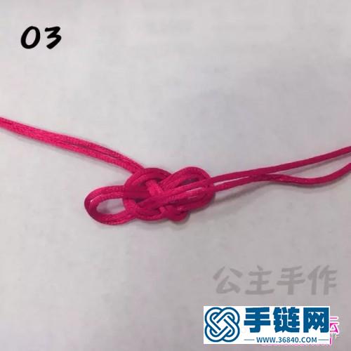 心形情人结绳编的制作方法