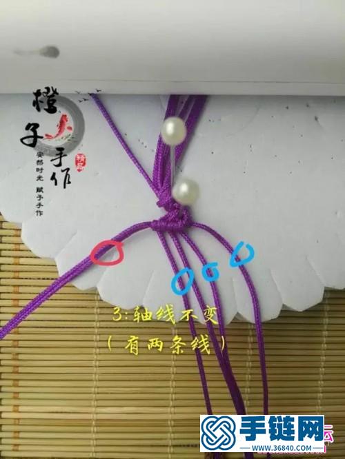 曲径通幽玉线手绳的编法教程