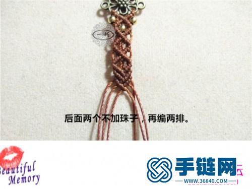 铜片串珠绕线戒指的制作方法