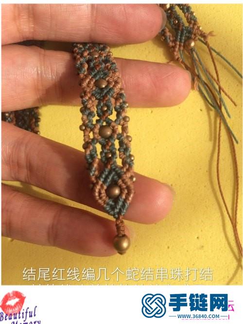 玉线串珠手链的详细制作教程