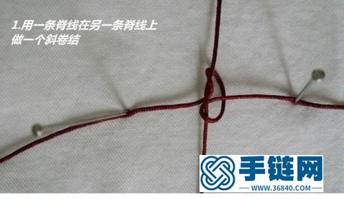 中国结编织的葫芦小挂饰步骤图