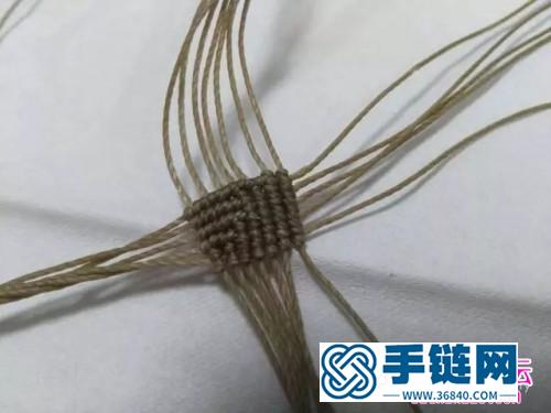 编绳心之所系吊坠的详细制作图解