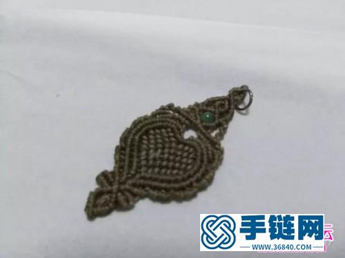 编绳心之所系吊坠的详细制作图解
