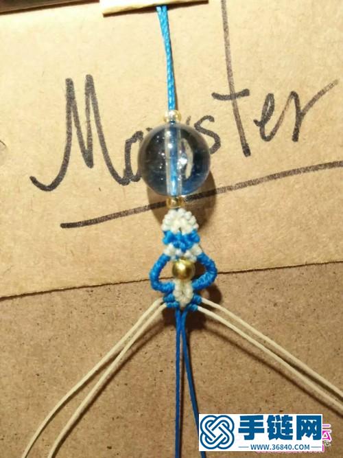 绳编游鱼戏珠手链的详细编制教程
