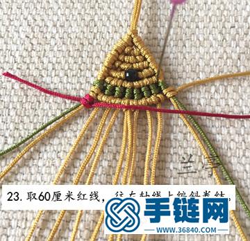 中国结编织的小鱼手链，有教程（兰亭）