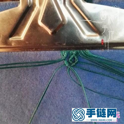 中国结编织蜡线手绳方法图解