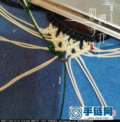 中国结编织叶轮吊坠教程