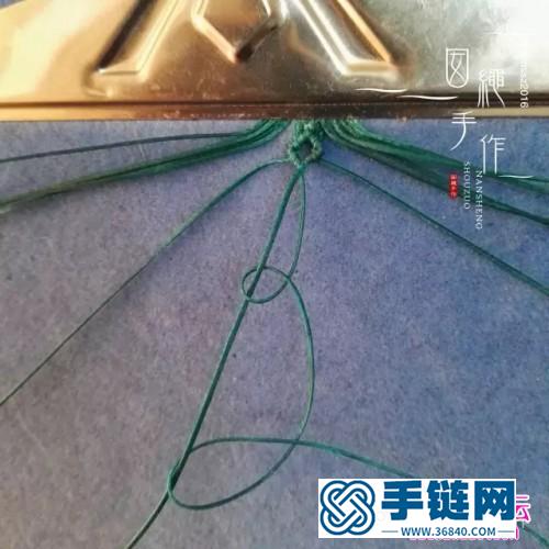 中国结编织蜡线手绳方法图解