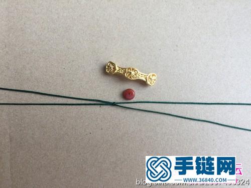 黄金如意手链的制作方法