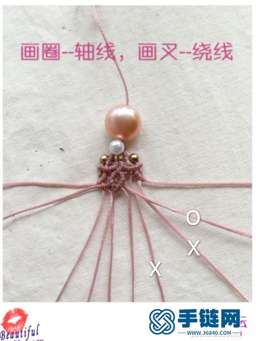 珍珠手编绳的详细制作