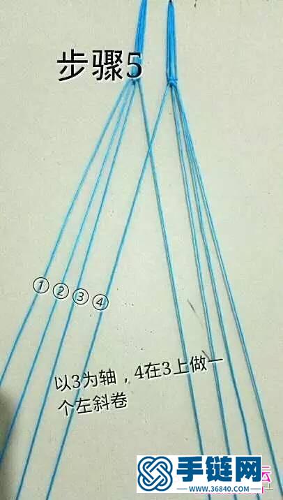 泰蜡、银珠斜卷结手链的制作