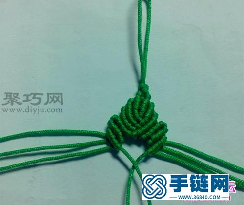 绳编简单的手机链的方法