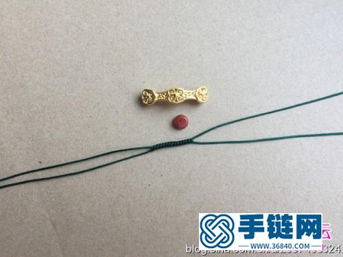 黄金如意手链的制作方法