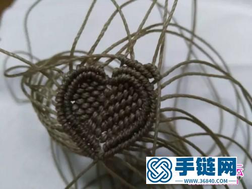 编绳心之所系吊坠的详细制作图解