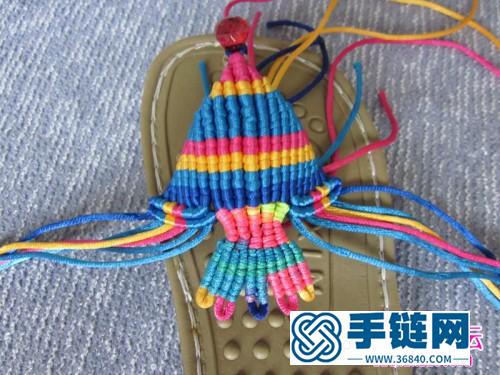 一步步教你热带天使魚拖鞋的详细编制教程