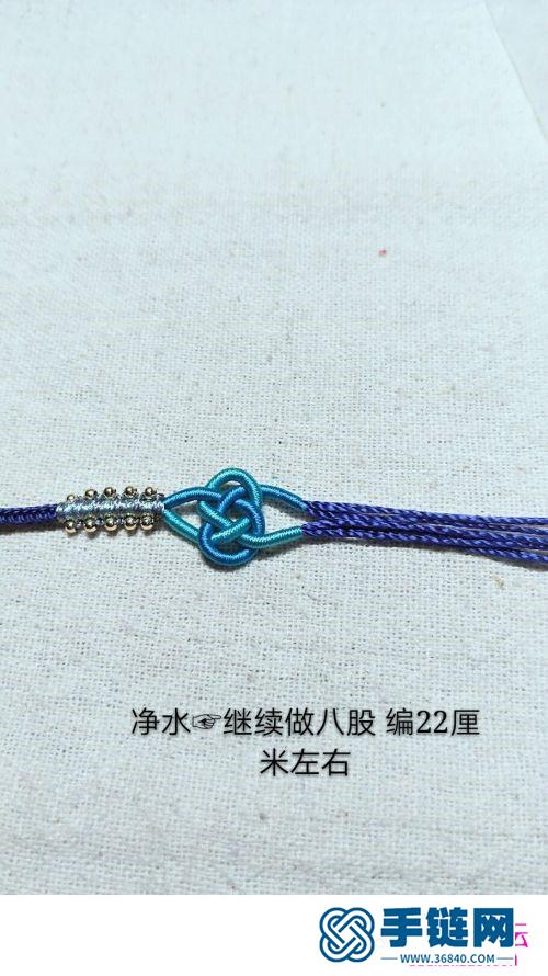 绳编百搭项链绳细菱的制作步骤图