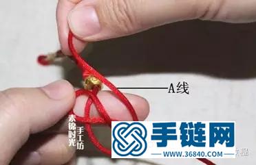 中国结编织制作鸿佑转运珠手绳教程