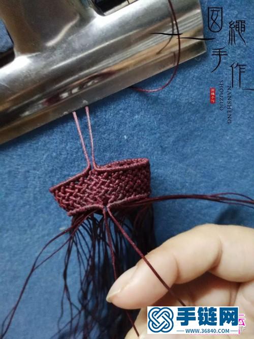 腊线翠花包石项链吊坠的详细制作教程