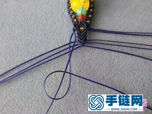 中国结编织桶珠手绳教程