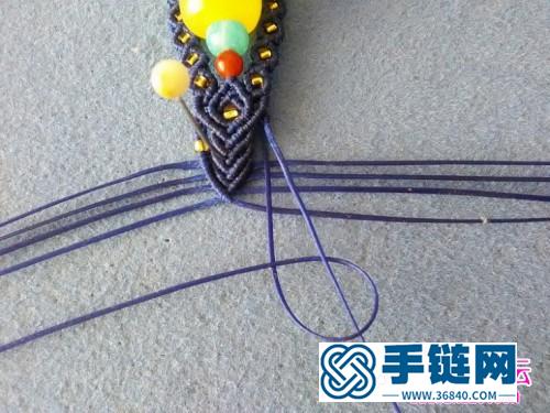 花式桶珠手绳的编织