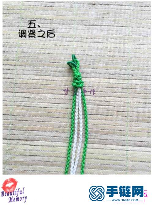 中国结团花挂饰的编织