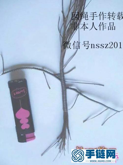 中国结编织生命树的方法图解