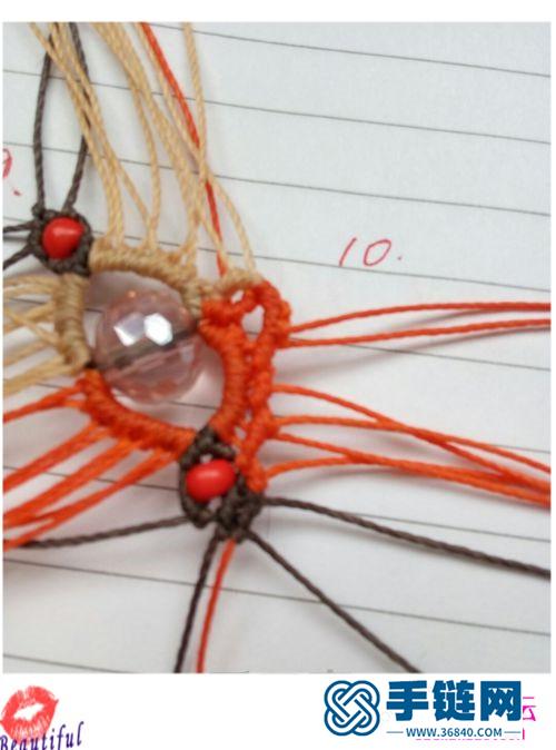 0.65南美蜡线欧美风手绳的编织教程