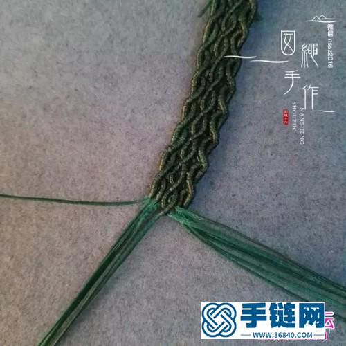 中国结编织蜡线手绳方法图解