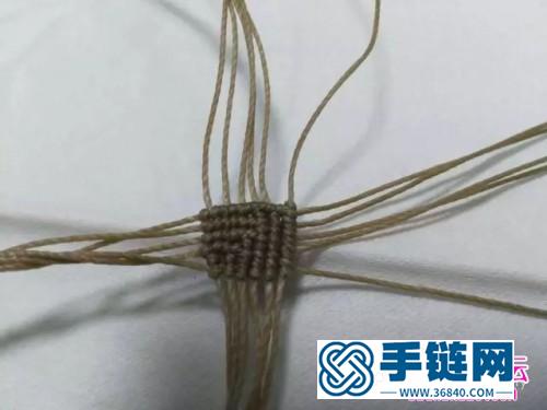 编绳心之所系吊坠的详细制作图解