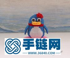 中国结绳编立体QQ小企鹅摆件的方法（兰亭）
