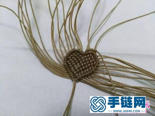 编绳心之所系吊坠的详细制作图解