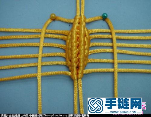 中国结编织鸳鸯的方法图解（二种不同的尾巴）