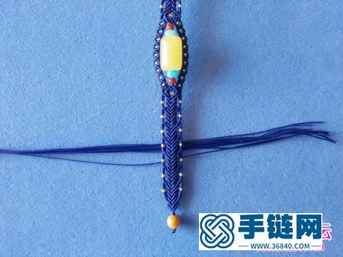 花式桶珠手绳的编织