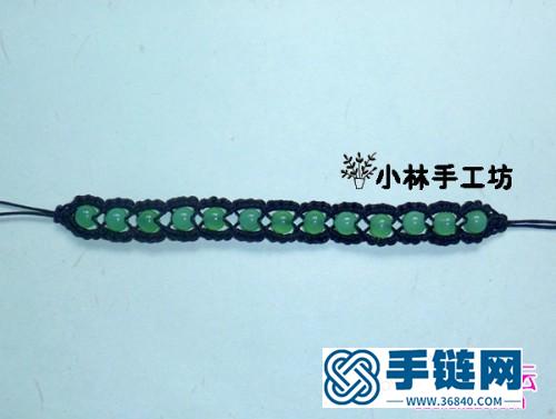 绳编漂亮的手链款式图、编制方法教程