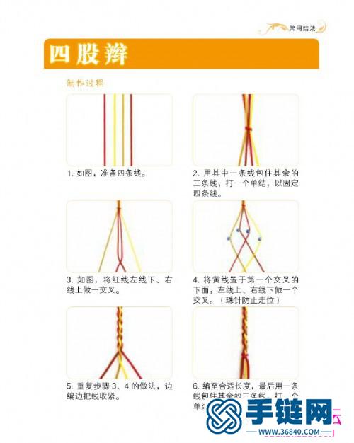 学编绳基础结法书，编绳基础结法