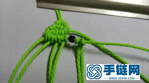 中国结编织制作的小鱼挂件图解