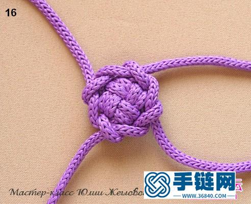 如何用绳编织一个包包用的包扣